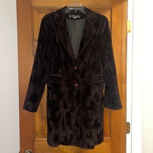 Mudd brown midi coat